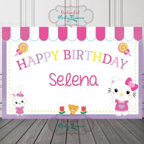 Sweet Kitty Birthday Party Sign